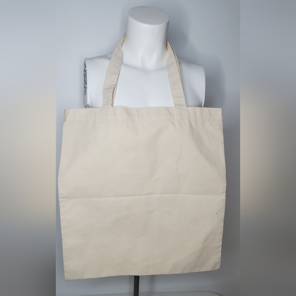 Supima - Worlds Famous Cotton Cream Floral Tote Bag - Picture 2 of 9